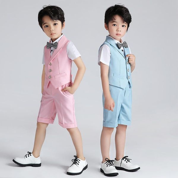 summer kid boys formal vest clothing sets for wedding holiday performance brand children costumes teenager suits green,h104, White
summer kid boys formal vest clothing sets for wedding holiday performance brand children costumes teenager suits green,h104, White