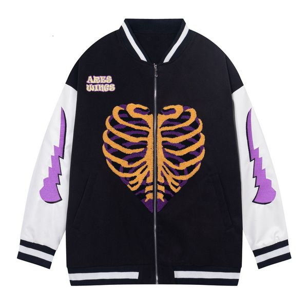men's jackets hip hop hairy shreds baseball jackets of men embroidered harajuku college bomber unisoversize skeleton varsity xdqg, Black;brown
men's jackets hip hop hairy shreds baseball jackets of men embroidered harajuku college bomber unisoversize skeleton varsity xdqg, Black;brown