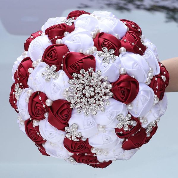 wedding flowers handmade ribbon rose rhinestone bridal bouquets pearl holding bouquet fleur artificielle mariage w224d
wedding flowers handmade ribbon rose rhinestone bridal bouquets pearl holding bouquet fleur artificielle mariage w224d
