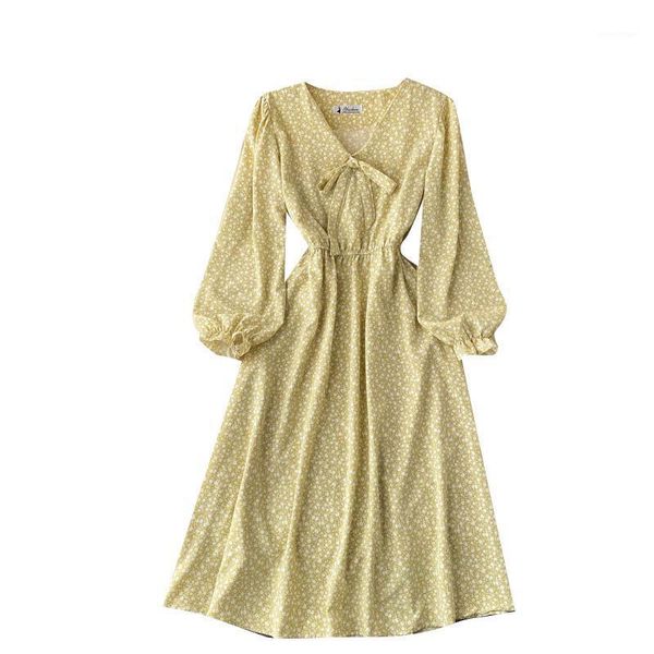 casual dresses spring autumn women v-neck puff sleeve slim long dress elegant vintage floral, Black;gray
casual dresses spring autumn women v-neck puff sleeve slim long dress elegant vintage floral, Black;gray