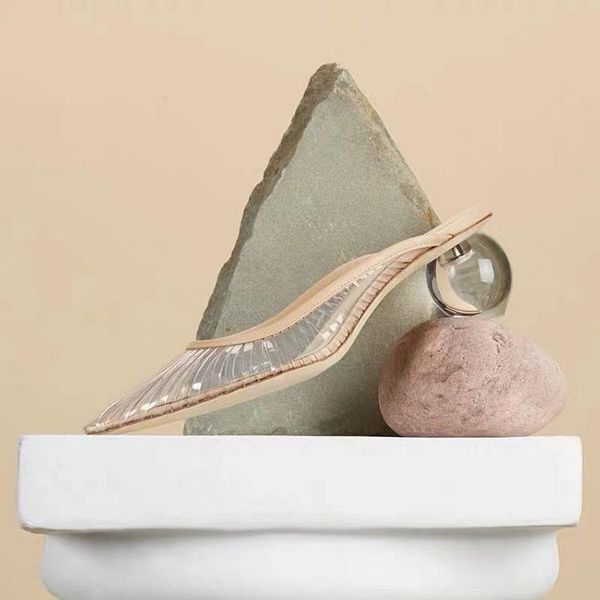 shoes for women strange heel slippers pointed toe clear heels hollow out ladies mules summer luxury flat, Black
shoes for women strange heel slippers pointed toe clear heels hollow out ladies mules summer luxury flat, Black