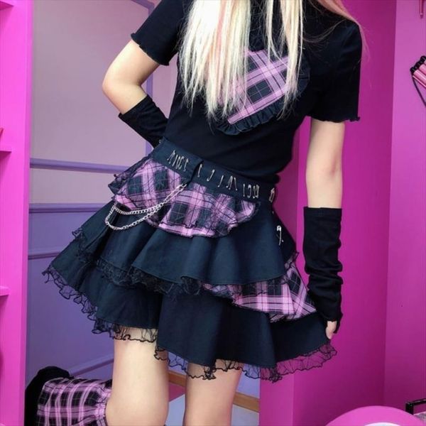 pink black plaid lace girls women skirts y2k summer vintage crop streetwear cute mini pleated skirt gothic hippie kawaii goth
pink black plaid lace girls women skirts y2k summer vintage crop streetwear cute mini pleated skirt gothic hippie kawaii goth