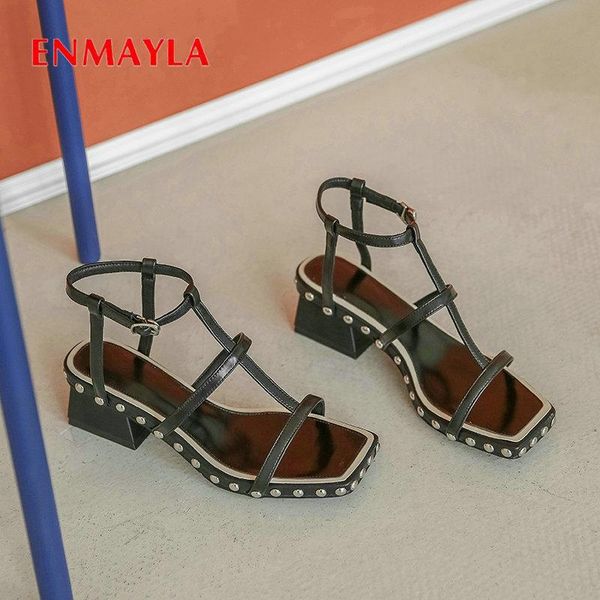 dress shoes enmayla basic casual buckle strap 2021 sandals women fashion metal decoration high heel genuine leather, Black
dress shoes enmayla basic casual buckle strap 2021 sandals women fashion metal decoration high heel genuine leather, Black