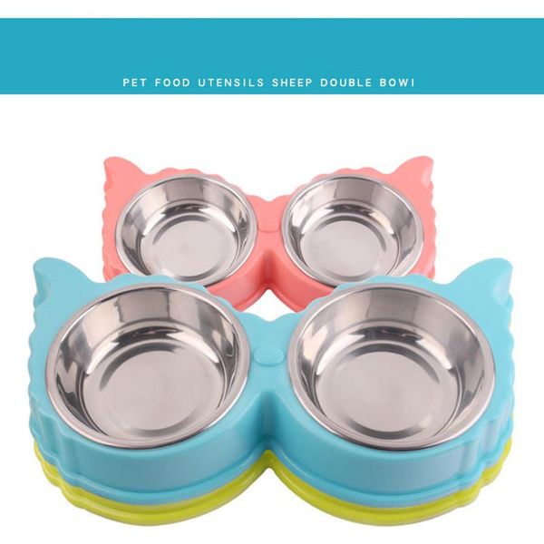 dog bowls & feeders pet stainless steel anti drop bowl cartoon double cat basin rubber non slip
dog bowls & feeders pet stainless steel anti drop bowl cartoon double cat basin rubber non slip