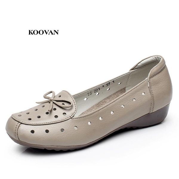 koovan women leather shoes 2021 summer hollow hole mother's flats mid-aged genuine flat sandals, Black
koovan women leather shoes 2021 summer hollow hole mother's flats mid-aged genuine flat sandals, Black