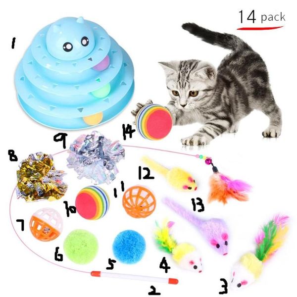 cat toys pet toy set feather teaser wand kitten catnip balls rings sisal mouse cats interactive scraper supplies 14 pack
cat toys pet toy set feather teaser wand kitten catnip balls rings sisal mouse cats interactive scraper supplies 14 pack