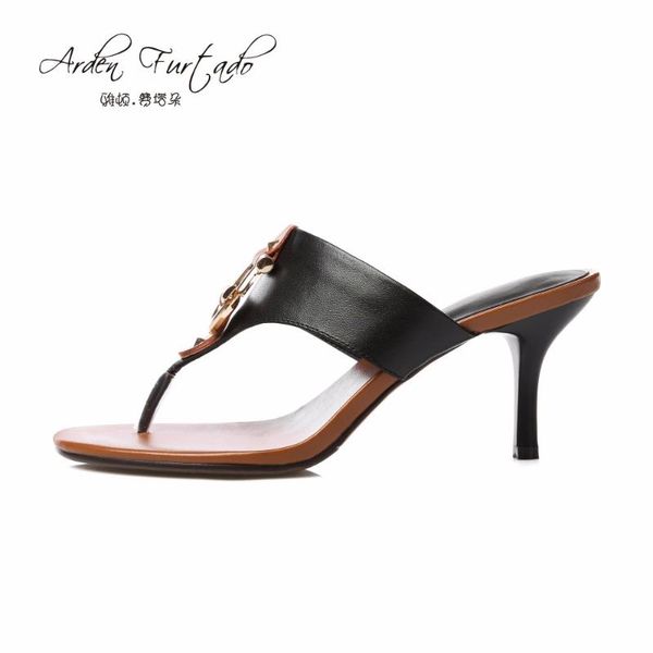 slippers arden furtado 2021 summer slides flip flops genuine leather high heels shoes for woman home metal decoration thin heel, Black
slippers arden furtado 2021 summer slides flip flops genuine leather high heels shoes for woman home metal decoration thin heel, Black