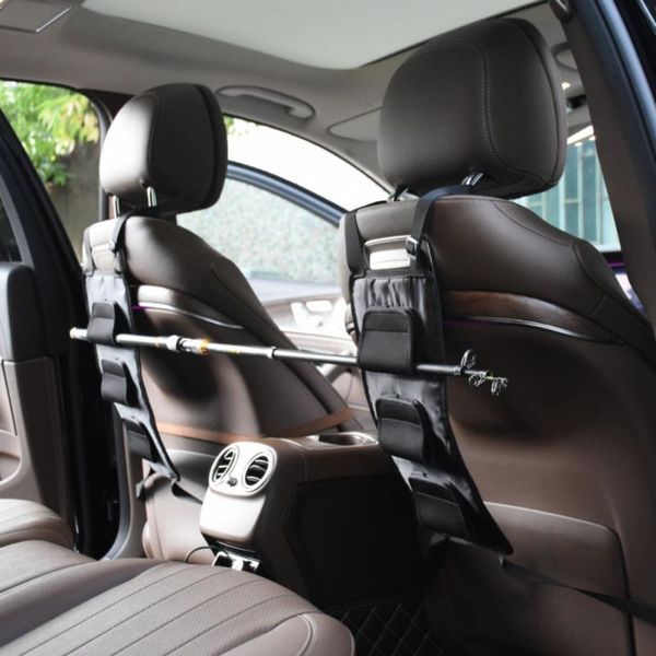 car organizer 2021 2pcs fishing rod holder carrier for vehicle backseat seat 3 pole belt strap saver holds 
car organizer 2021 2pcs fishing rod holder carrier for vehicle backseat seat 3 pole belt strap saver holds