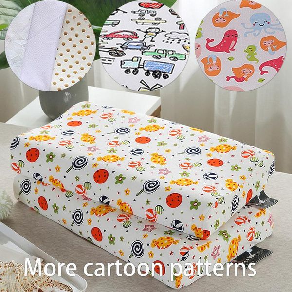 pillow pure natural latex cartoon style remedial sleeping bedroom head neck support care vertebrae health for children students
pillow pure natural latex cartoon style remedial sleeping bedroom head neck support care vertebrae health for children students