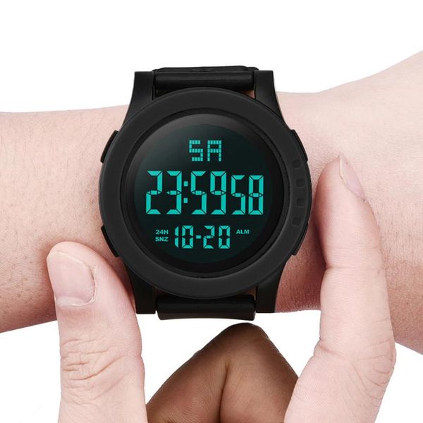 wristwatches 2021 brand men's watches pu strap simple led digital military alarm watch sport electronic waterproof 30m, Slivery;brown
wristwatches 2021 brand men's watches pu strap simple led digital military alarm watch sport electronic waterproof 30m, Slivery;brown
