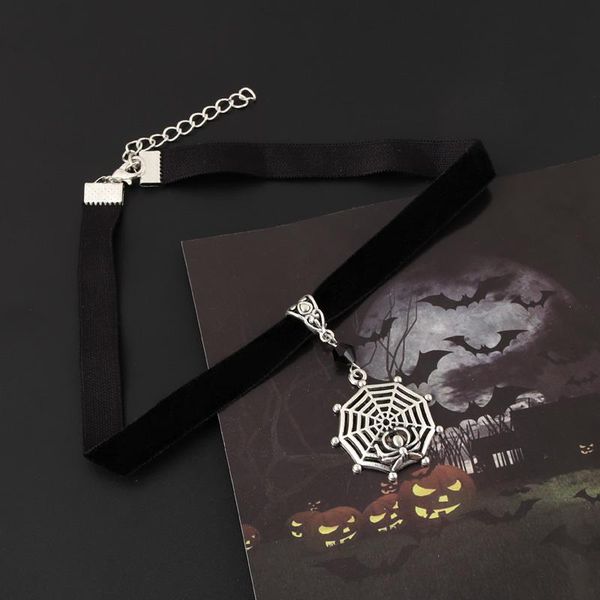 chains halloween decor spider web chokers necklace women goth jewelry black collares party gift, Silver
chains halloween decor spider web chokers necklace women goth jewelry black collares party gift, Silver