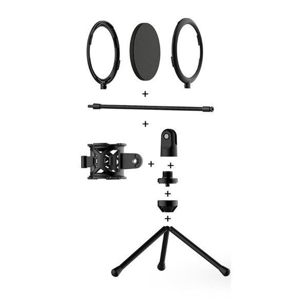 microphone filter holder bracket desktripod with shockproof anti-spray net microphones
microphone filter holder bracket desktripod with shockproof anti-spray net microphones
