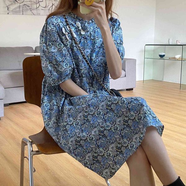 dresses summer vintage buckle floral korean style elegant high waist short sleeve party es vestidos, Black;gray
dresses summer vintage buckle floral korean style elegant high waist short sleeve party es vestidos, Black;gray