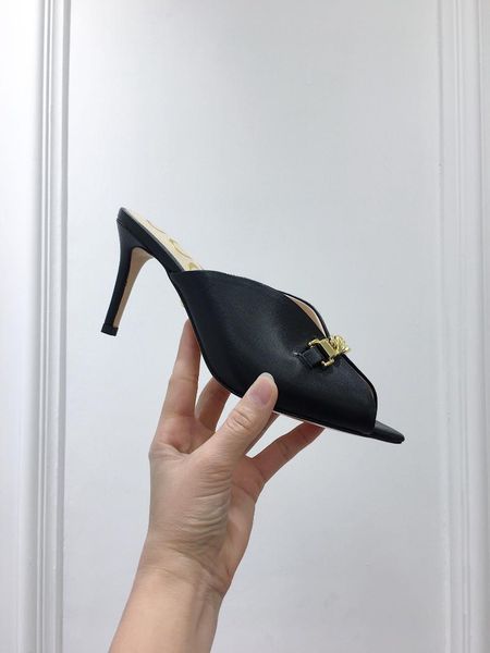 dress shoes sandals.2021 women's fish mouth leather sandals high heel open toe, Black
dress shoes sandals.2021 women's fish mouth leather sandals high heel open toe, Black