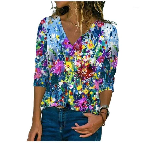 women's t-shirt 5xl oversized autumn ladies vintage floral print t shirt casual streetweaer fashion v-neck long sleeve plus size 4xl, White
women's t-shirt 5xl oversized autumn ladies vintage floral print t shirt casual streetweaer fashion v-neck long sleeve plus size 4xl, White