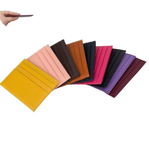 card holders 1pcs fashion candy color bank holder wallet for women men pu leather slot slim money coin purse pouch, Brown;gray
card holders 1pcs fashion candy color bank holder wallet for women men pu leather slot slim money coin purse pouch, Brown;gray