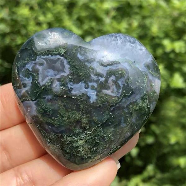 natural moss agate heart crystal quartz stone energy minerals specimen for decor gift decorative objects & figurines
natural moss agate heart crystal quartz stone energy minerals specimen for decor gift decorative objects & figurines
