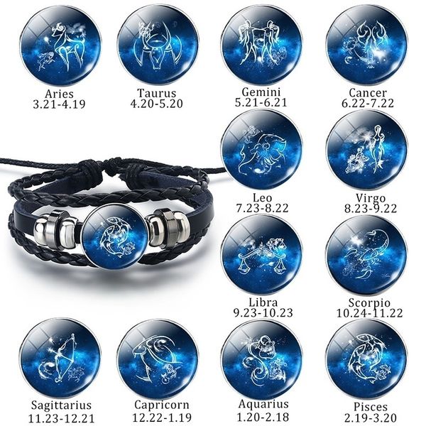 2021 new charm bracelets fashion 12 zodiac signs glass dome black leather men birthday gifts for friends dropshippin, Golden;silver
2021 new charm bracelets fashion 12 zodiac signs glass dome black leather men birthday gifts for friends dropshippin, Golden;silver