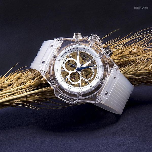 wristwatches transparent shell fashion automatic hollow calendar men and women students waterproof couple mechanical watch, Slivery;brown
wristwatches transparent shell fashion automatic hollow calendar men and women students waterproof couple mechanical watch, Slivery;brown