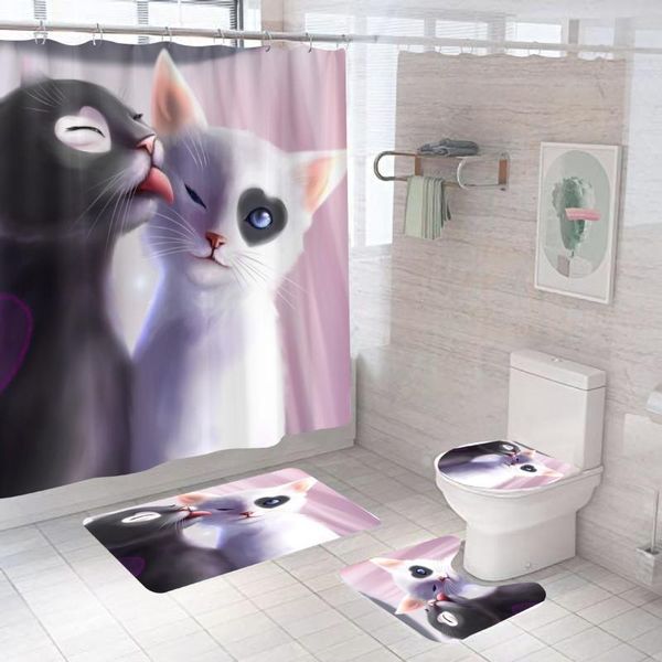 shower curtains cute cat print bathroom curtain polyester fabric set waterproof kids room drop
shower curtains cute cat print bathroom curtain polyester fabric set waterproof kids room drop