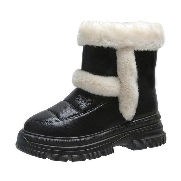 boots women's shoes fashion versatile thick warm snow soft soles comfortable non-slip with velvet cotton, Black
boots women's shoes fashion versatile thick warm snow soft soles comfortable non-slip with velvet cotton, Black