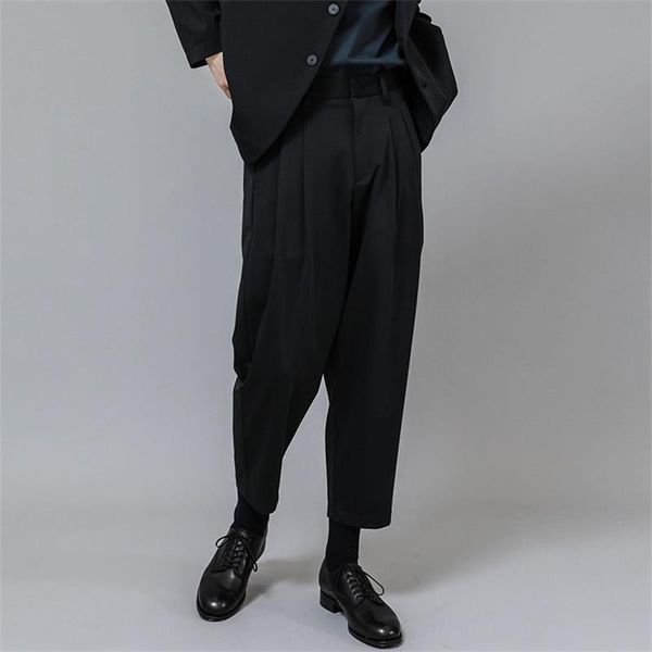men's pants harlan spring and autumn classic simple dark fashion trend british casual loose large, Black
men's pants harlan spring and autumn classic simple dark fashion trend british casual loose large, Black