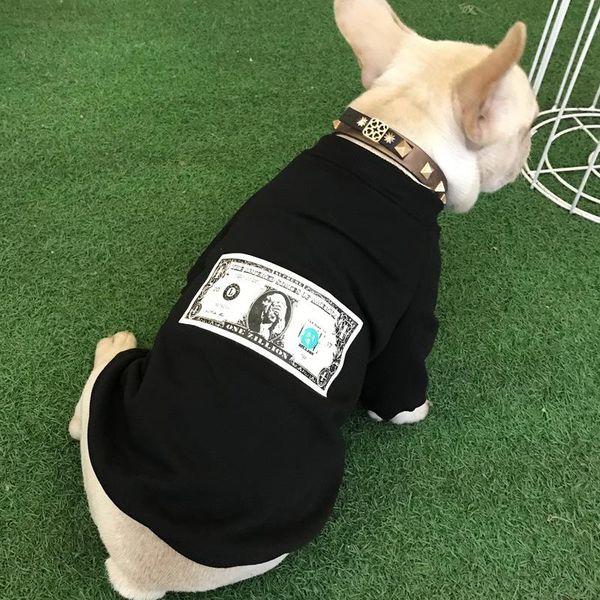 dog apparel one dollar bill printing clothes spring and autumn puppy teddy shirt chihuahua cotton sweater pet clothing
dog apparel one dollar bill printing clothes spring and autumn puppy teddy shirt chihuahua cotton sweater pet clothing