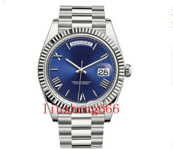 mens watch mechanical automatic day date diamond sapphire glass 41mm men watches stainless steel wristwatches, Slivery;brown
mens watch mechanical automatic day date diamond sapphire glass 41mm men watches stainless steel wristwatches, Slivery;brown
