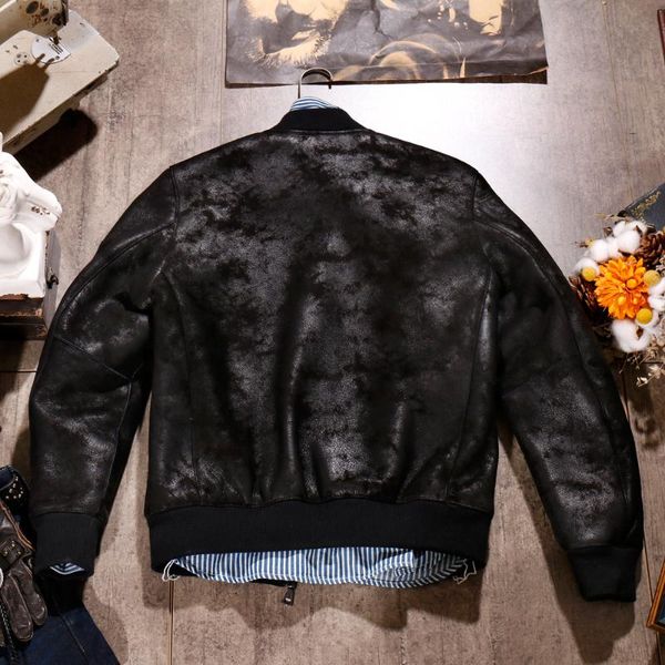 men's jackets us cdma-1 european size super warm genuine sheep leather coat mens big b3 shearling bomber merino fur jacket, Black;brown
men's jackets us cdma-1 european size super warm genuine sheep leather coat mens big b3 shearling bomber merino fur jacket, Black;brown
