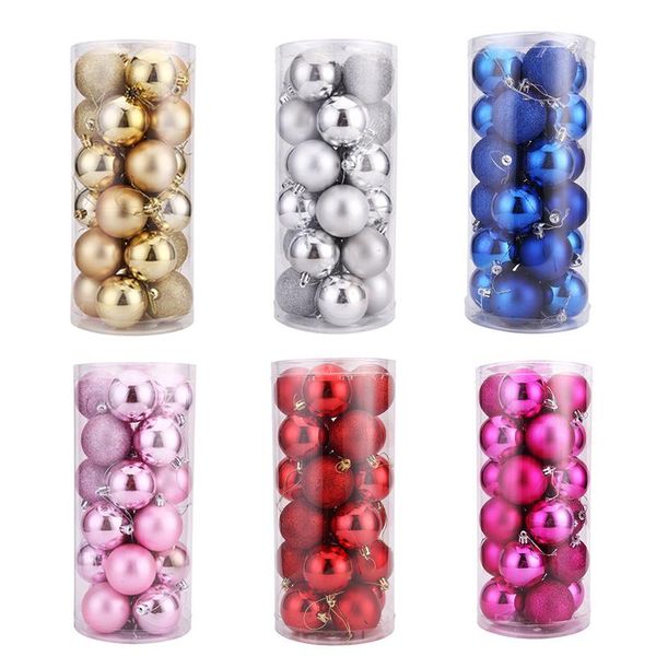 party decoration 24pcs/pack christmas tree ornaments multi-color ball 3/4cm plastic gift for xmas holiday
party decoration 24pcs/pack christmas tree ornaments multi-color ball 3/4cm plastic gift for xmas holiday