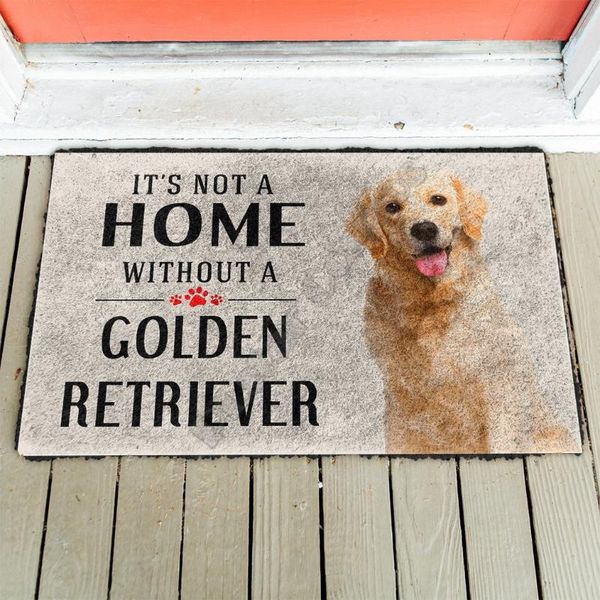 carpets 3d its not a home without golden retriever custom doormat indoor non slip door floor mats decor porch
carpets 3d its not a home without golden retriever custom doormat indoor non slip door floor mats decor porch