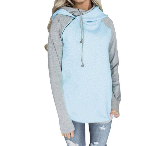 women's hoodies & sweatshirts sweatshirt plus size loose double hood hooded patchwork long sleeve pullover tracksuits cotton spring aut, Black
women's hoodies & sweatshirts sweatshirt plus size loose double hood hooded patchwork long sleeve pullover tracksuits cotton spring aut, Black