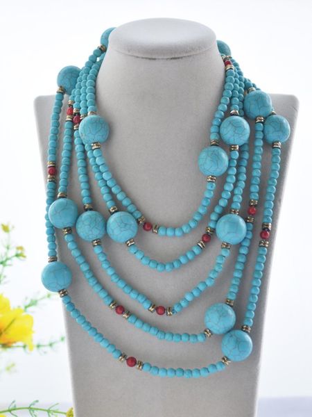 chokers mct·star z10612 50"-100" 20mm blue round turquoise red coral necklace, Golden;silver
chokers mct·star z10612 50"-100" 20mm blue round turquoise red coral necklace, Golden;silver