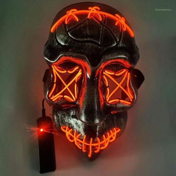 party decoration led luminous mask halloween horror vibrato ghost face el bar bungee performance props1
party decoration led luminous mask halloween horror vibrato ghost face el bar bungee performance props1
