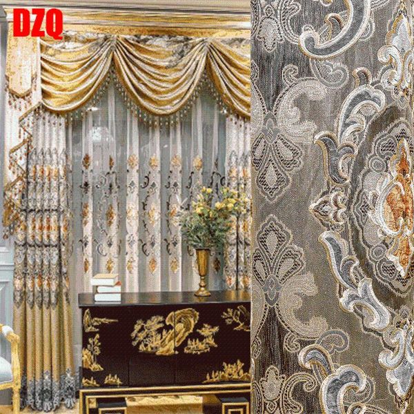 curtain & drapes european luxury embossed printed curtains for living room bedroom chenille blackout treatment home decor
curtain & drapes european luxury embossed printed curtains for living room bedroom chenille blackout treatment home decor