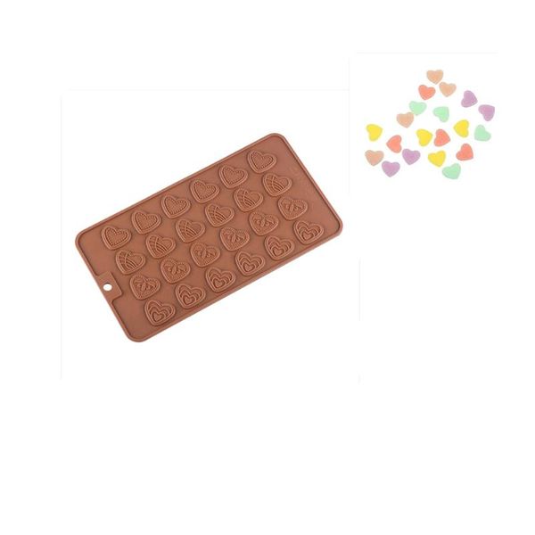 baking moulds silicone heart shape chocolate mold tools non-stick cake jelly and candy 3d diy 
baking moulds silicone heart shape chocolate mold tools non-stick cake jelly and candy 3d diy