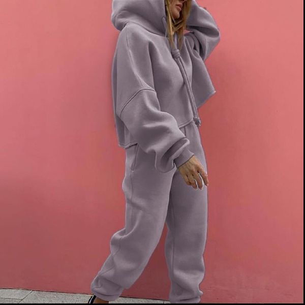 losse sport vrouwen trainingspak pak women tracksuits trekkoord capuchon korte trui vrouwelijke 2 stuk sets fashion streetwear casual lady s, Gray
losse sport vrouwen trainingspak pak women tracksuits trekkoord capuchon korte trui vrouwelijke 2 stuk sets fashion streetwear casual lady s, Gray