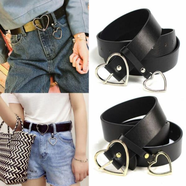 belts richkeda store female fashion round buckle waist belt metal pu leather clothes accessories for women heart ring, Black;brown
belts richkeda store female fashion round buckle waist belt metal pu leather clothes accessories for women heart ring, Black;brown