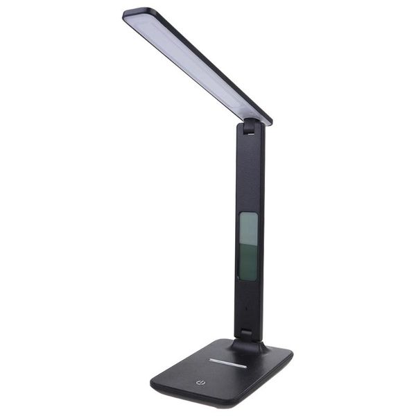 table lamps led eye-caring night light foldable reading lamp with alarm clock date temperature for bedroom home (black, disp
table lamps led eye-caring night light foldable reading lamp with alarm clock date temperature for bedroom home (black, disp