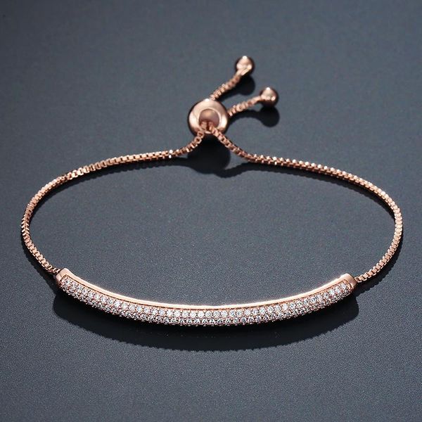 link, chain rakol classic double line small cubic zirconia exquisite adjustable bracelet bangle for women gift party accessories rb2025, Black
link, chain rakol classic double line small cubic zirconia exquisite adjustable bracelet bangle for women gift party accessories rb2025, Black