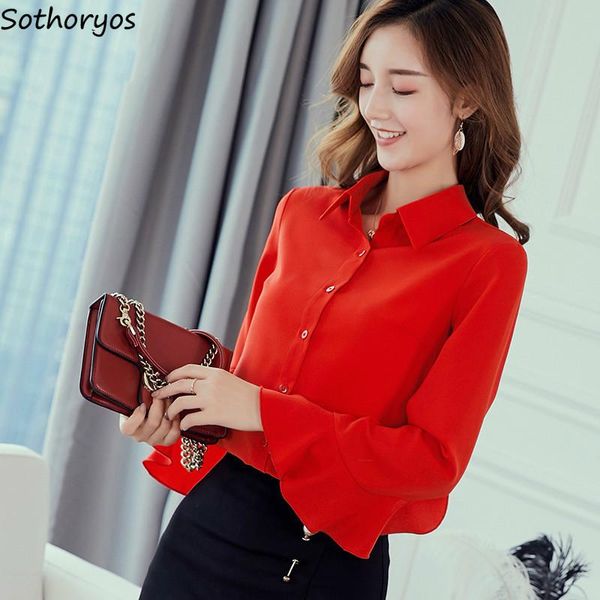 women's blouses & shirts women elegant spring summer fashion large size korean style casual solid long sleeve chiffon all-match womens, White
women's blouses & shirts women elegant spring summer fashion large size korean style casual solid long sleeve chiffon all-match womens, White
