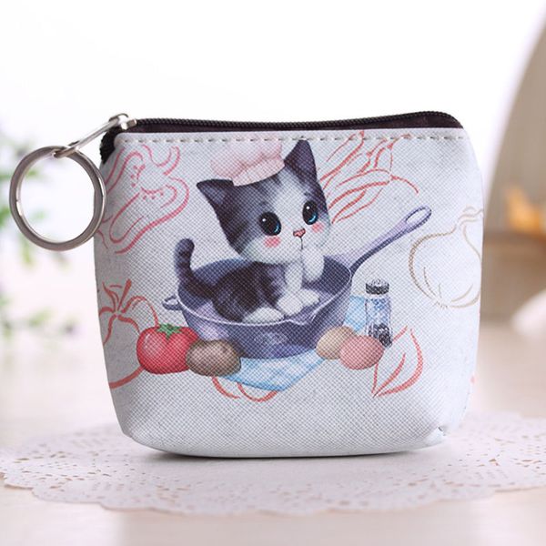 cartoon animal creative women zipper pu purses luxury cute dog cat print coin purse, Red;black
cartoon animal creative women zipper pu purses luxury cute dog cat print coin purse, Red;black