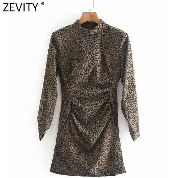 zevity women vintage stand collar leopard print pleats slim mini dress femme long sleeve corduroy vestido chic cloth ds4718 210419, Black;gray
zevity women vintage stand collar leopard print pleats slim mini dress femme long sleeve corduroy vestido chic cloth ds4718 210419, Black;gray