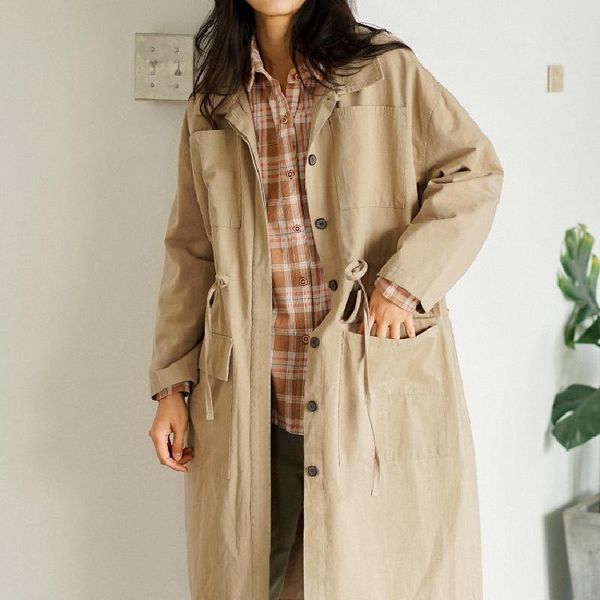 women's trench coats 2021 autumn woman fashion single-breasted windbreaker female draw back jacket lady lapel outerwear girl overcoat, Tan;black
women's trench coats 2021 autumn woman fashion single-breasted windbreaker female draw back jacket lady lapel outerwear girl overcoat, Tan;black