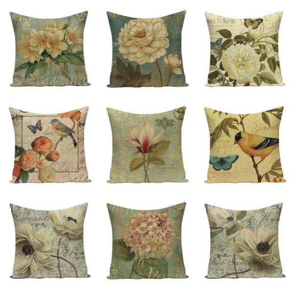 cushion/decorative pillow vintage butterfly birds flower cushion cover cotton linen pillowcase decorative sofa seat throw pillows covers 45x
cushion/decorative pillow vintage butterfly birds flower cushion cover cotton linen pillowcase decorative sofa seat throw pillows covers 45x