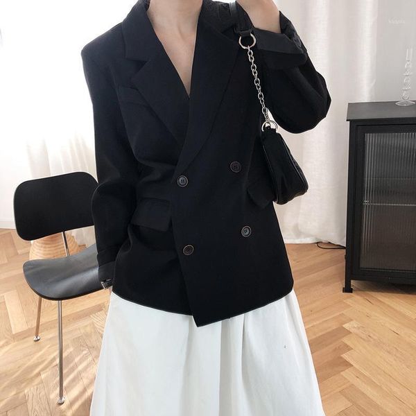 ladies small suit jacket female spring women's clothing korean casual suits & blazers, White;black
ladies small suit jacket female spring women's clothing korean casual suits & blazers, White;black