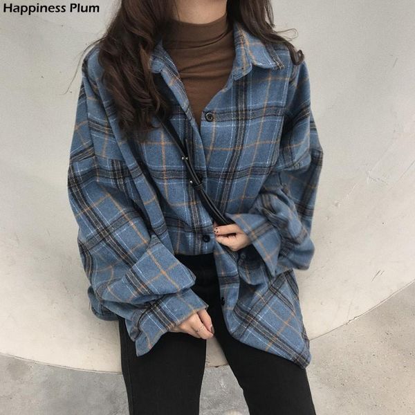 women's hoodies & sweatshirts wholesale casual long sleeve shirt women plaid oversize korean wool shirts winter autumn vintage female, Black
women's hoodies & sweatshirts wholesale casual long sleeve shirt women plaid oversize korean wool shirts winter autumn vintage female, Black