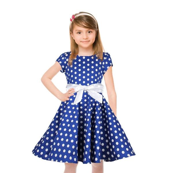 fashion children baby girls dress summer kids vintage polka dot princess swing rockabilly party dresses clothes clothing sets, White
fashion children baby girls dress summer kids vintage polka dot princess swing rockabilly party dresses clothes clothing sets, White