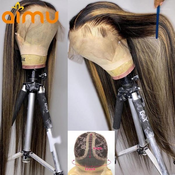 ombre highlight wig honey blonde colored hd transparent lace front human hair wigs straight pre plucked line bleached knots1, Black;brown
ombre highlight wig honey blonde colored hd transparent lace front human hair wigs straight pre plucked line bleached knots1, Black;brown
