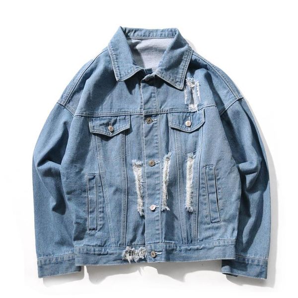 men's jackets spring fashion denim jacket cotton solid color casual slim fit hole ripped men jeans coat streetwear 4xl 5xl, Black;brown
men's jackets spring fashion denim jacket cotton solid color casual slim fit hole ripped men jeans coat streetwear 4xl 5xl, Black;brown